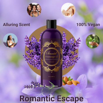 Sensual Massage Oil with Lavender and Almond – Unwind and Rejuvenate with Every Massage